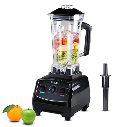 AGARO Grand Professional Blender/Grinder/Mixer, 2000 watts, 2 Litres BPA Free Jar, Commercial heavy duty blender, High Power & Speed Blender, 100% Copper Motor, Pulse Function, 8 Leaf SS Blade