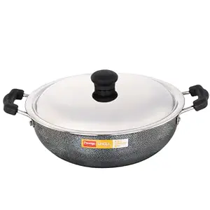 Prestige Omega Select Plus Cookware Round Base Kadai 25Cm With Lid