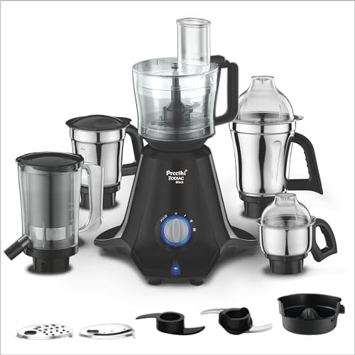 Preethi Mixer Grinder-Zodiac Black 750W (Mg261)