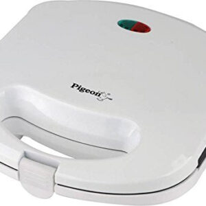 Pigeon Bread Sandwich Maker with Aluminium Nonstick Coated Fixed Plates (Toaster))
