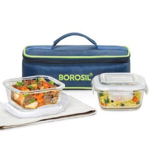 Borosil Lunch Box-So2 Horizontal 320Ml
