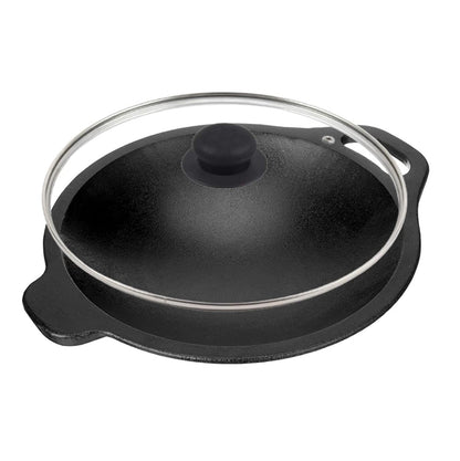 Eugor Cast Iron Appa Chatti with Lid