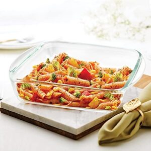 BOROSIL DISH-EVERYDAY SQUARE 800ML(set of 2)
