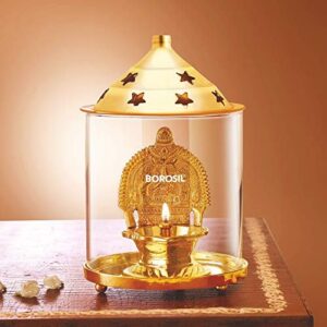 Borosil Diya-Dhanalaxmi Brass(M)