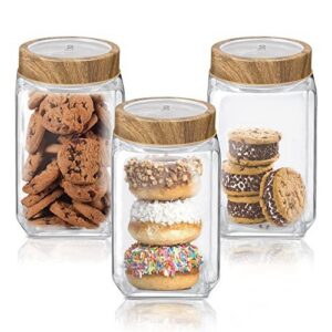 Treo-Woody Cube Jar 800Ml