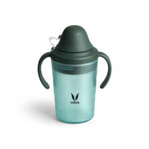VAYA DRYNK WITH SPOUT LID 280ML (FROSTED GREEN)(set of 2)
