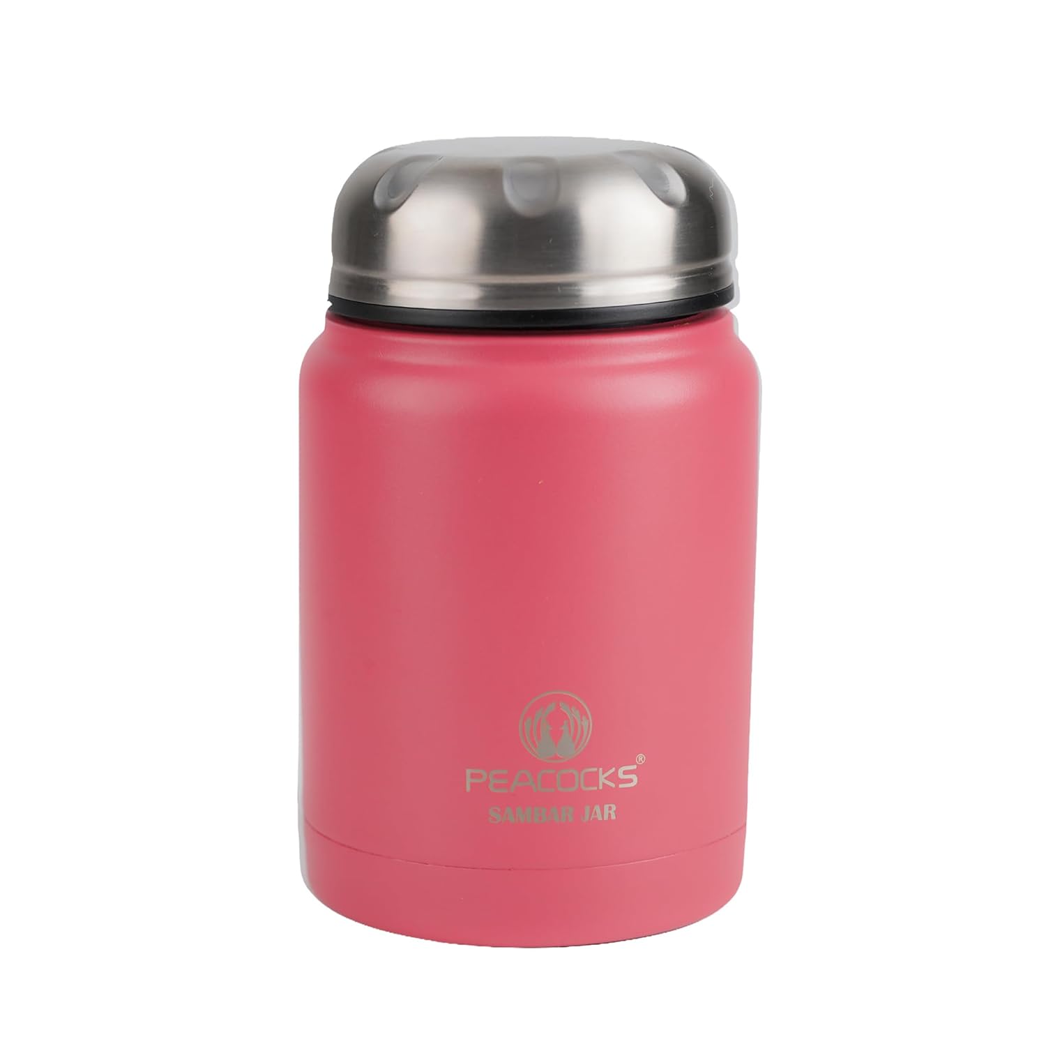 PE Birds-Peacocks Stainless Steel Food Jar