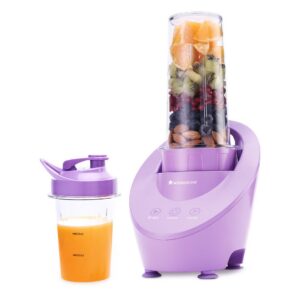 Magneto Blender | Smoothie & Juice Maker | World’s Safest with Magnetic Induction Tech | Variable Speed | Automatic with 60-sec auto-stop | Portable with Sipper Jar | Purple|2-Year Warranty