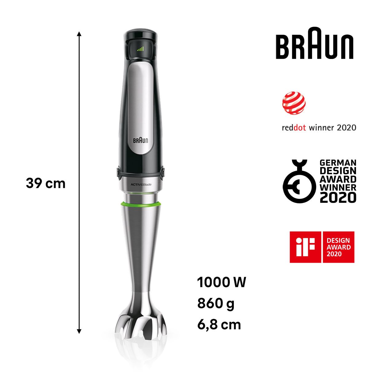 MultiQuick 7 Hand Blender with Beaker