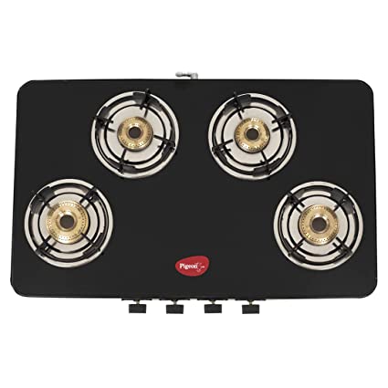 Pigeon Sleek Slim Gas Stove with Glass Top