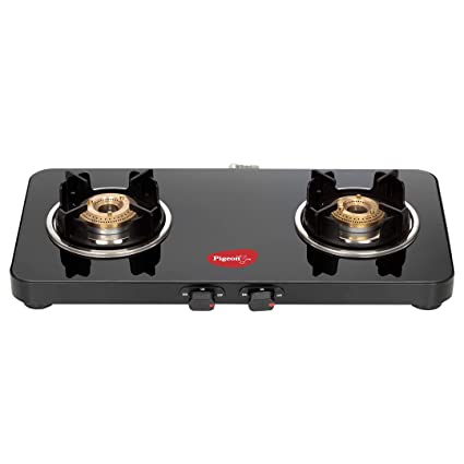 Pigeon Sleek Slim Gas Stove with Glass Top