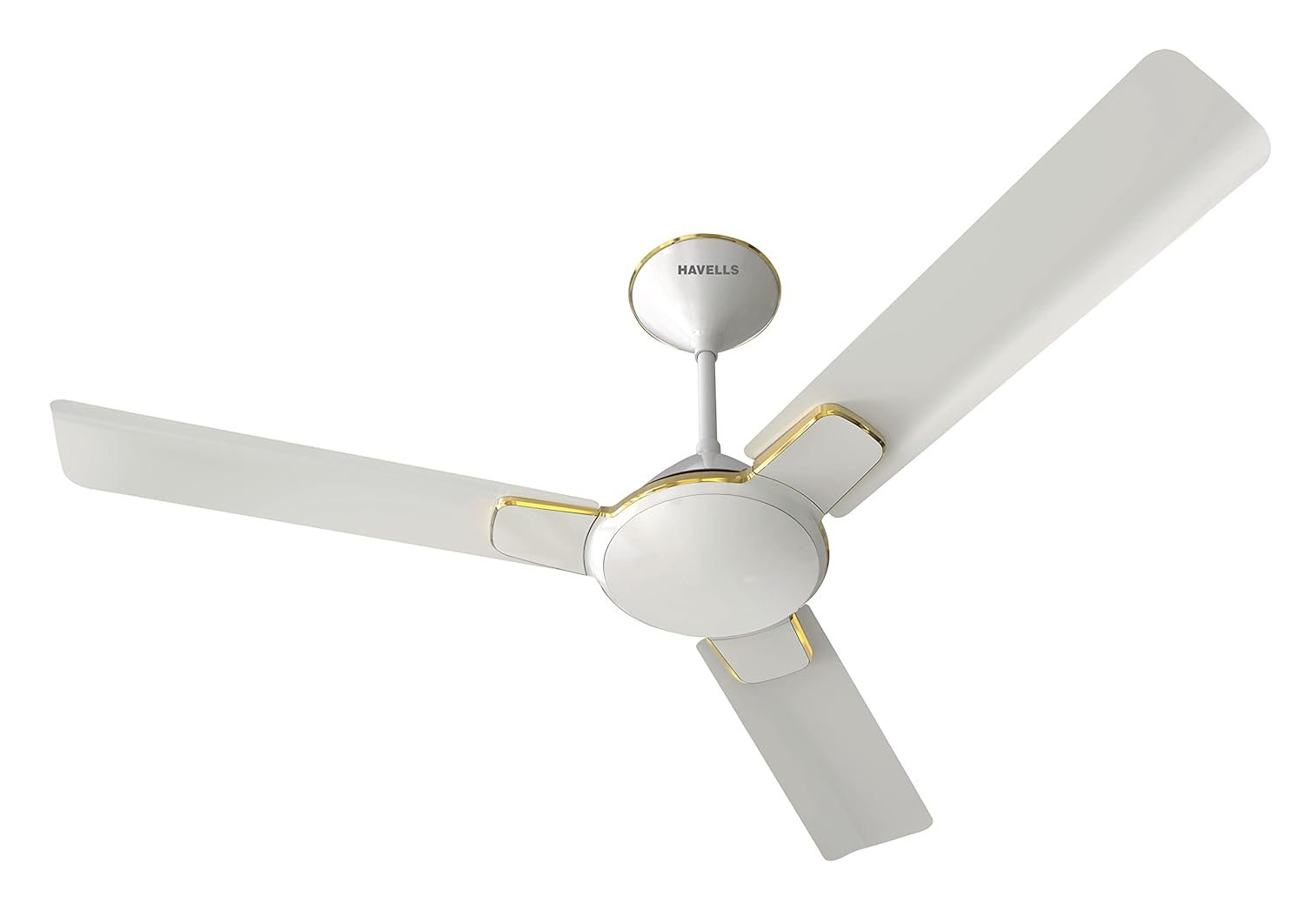 Havells Ceiling Fan-Pearl White Chrome 1200Mm