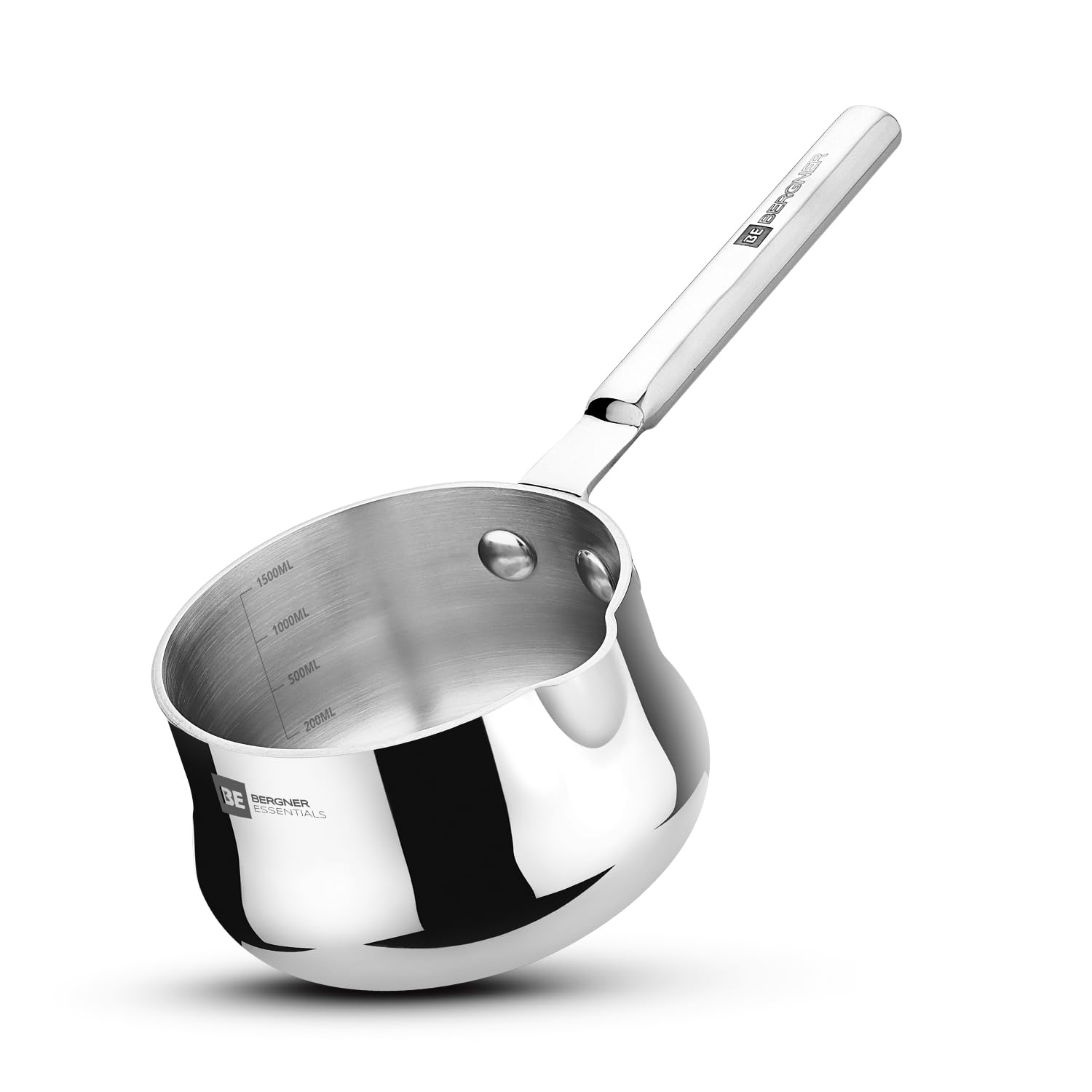 Bergner BE Triply Stainless Steel Tea,Coffee & Milk Warmer
