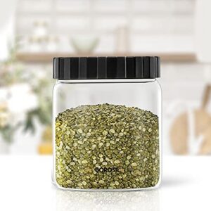 Borosil Jar-Endura Gray 600Ml Pp/Lid