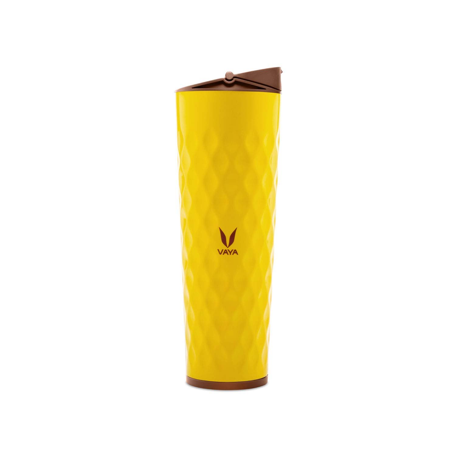Vaya Drynk With Sipper Lid 600Ml (Yellow)
