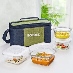 Borosil Lunch Box-Universal So4 (320Ml+240Ml)
