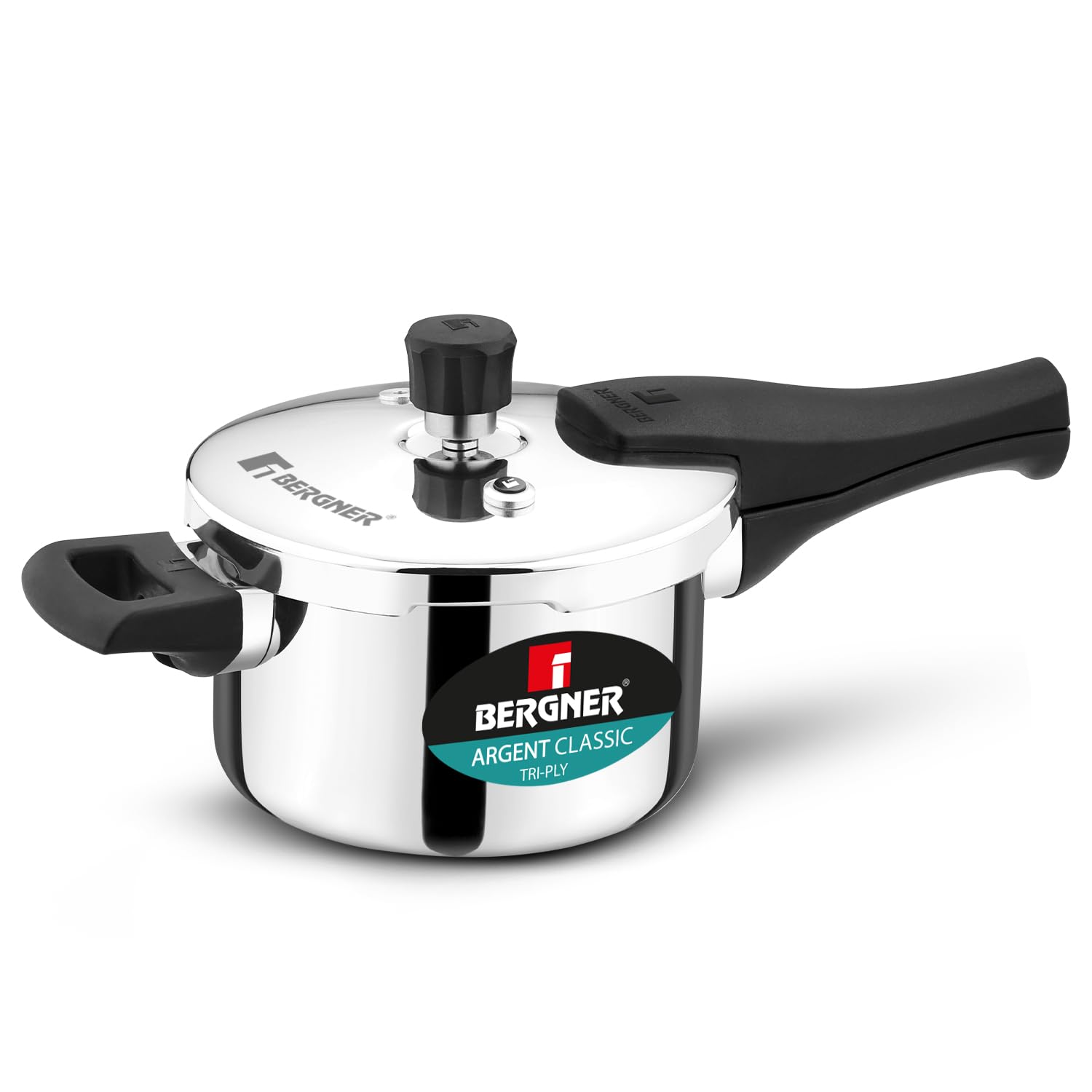 Bergner Argent Triply Stainless Steel Pressure Cooker