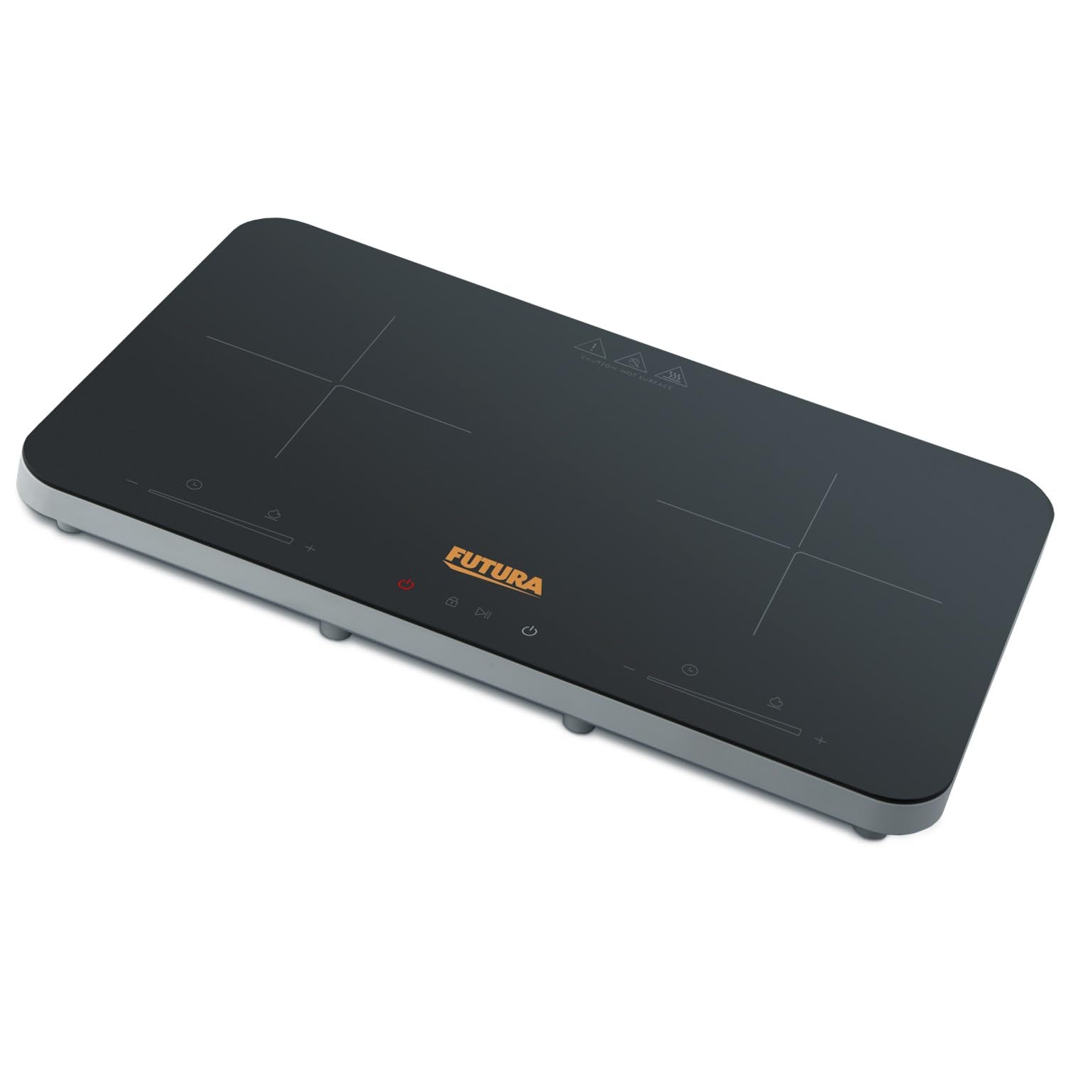 Hawkins Futura Dual Hob Induction Cooktop 3600W | 2 Burner | Auto Cut-off | Child Lock | 20 Power Levels | Black (FIC2A1)