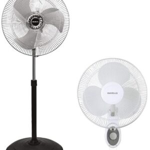 havells  wall fan-v3 wall silver black 450mm