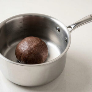 Lime Triply Stainless Steel Deep Ragi Mudde Pot & Saucepan
