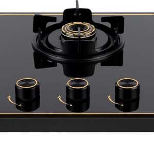 Pigeon Gas Stove Glasstop Infinity Gold 3Br