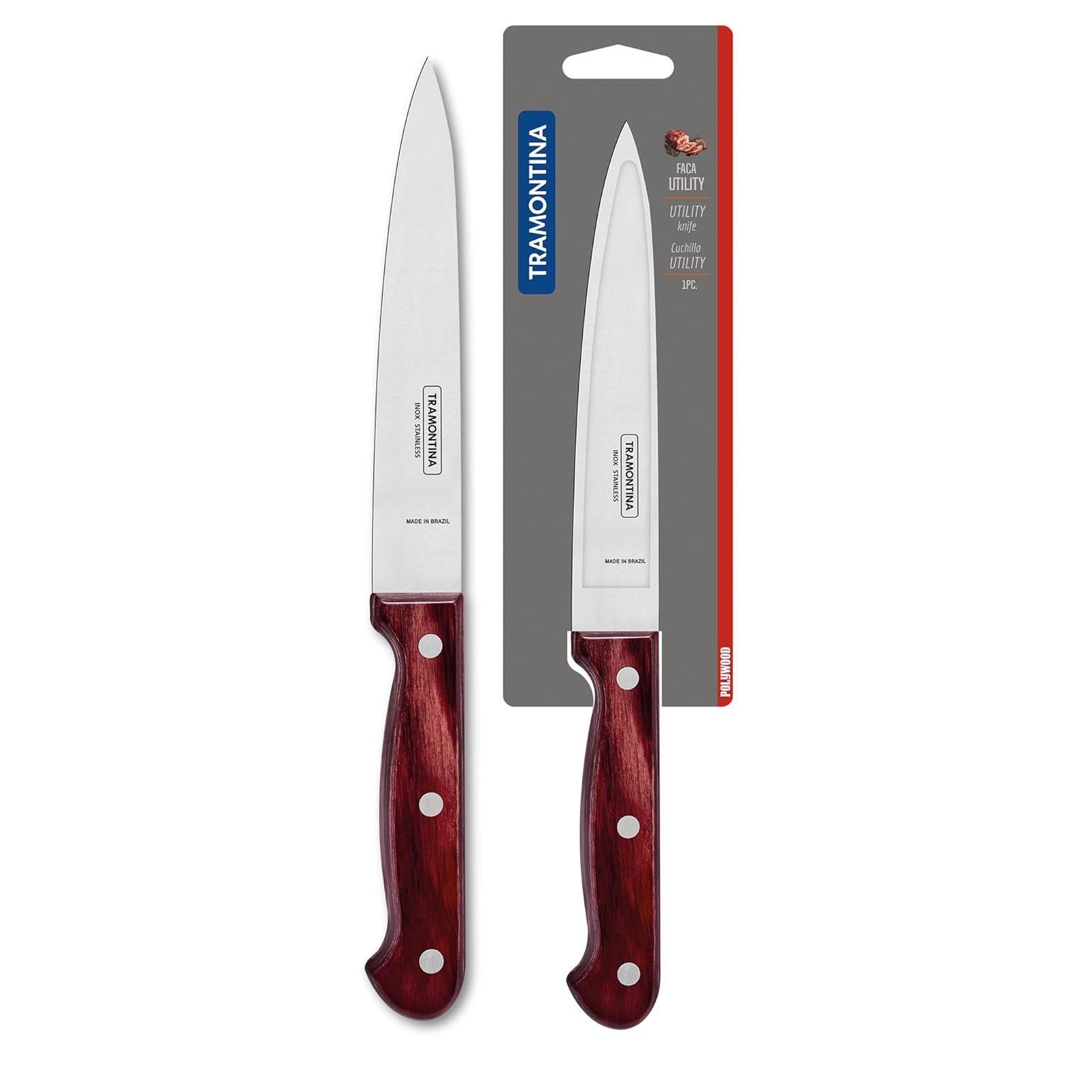 Tramontina Polywood Utility Knife