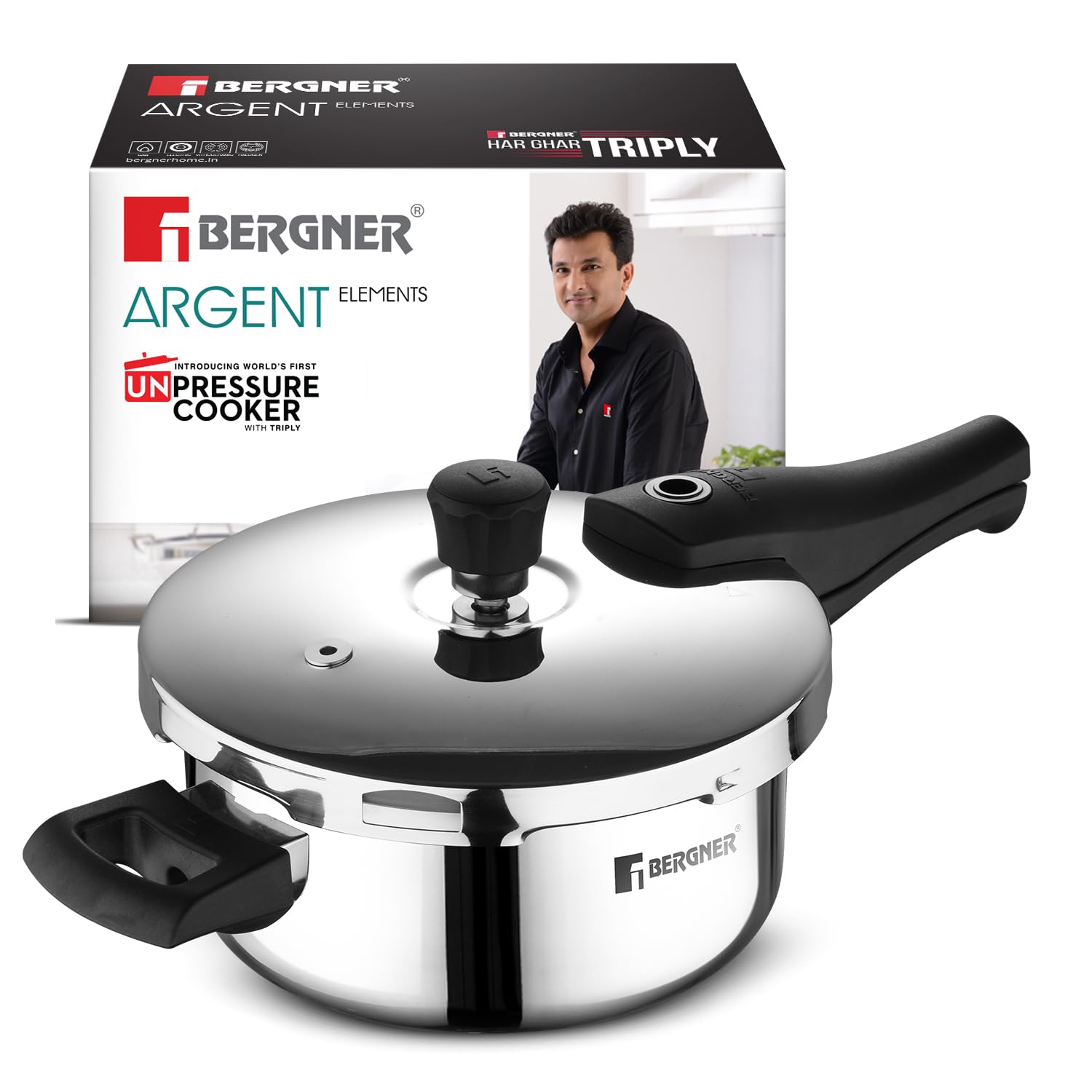 Bergner Argent Elements Triply Stainless Steel