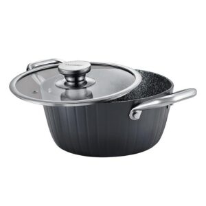 Prestige Hard Anodised Cookware Without Induction Base Casserole 20Cm