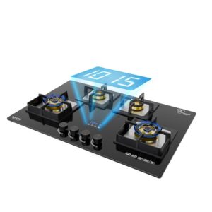 Beyond Appliances Dorado 4 Burner Smart Glass Hobtop Gas Stove