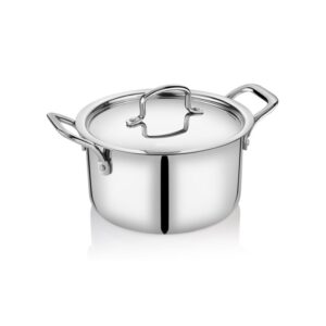 KESARIYA SS THICKPLY CASSEROLE W/L