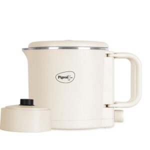 Pigeon Trip Multi-cook Electric Kettle,600 Watts,0.8 Litre, used for Boiling Water, making tea and coffee, instant noodles, soup etc Travel Kettle