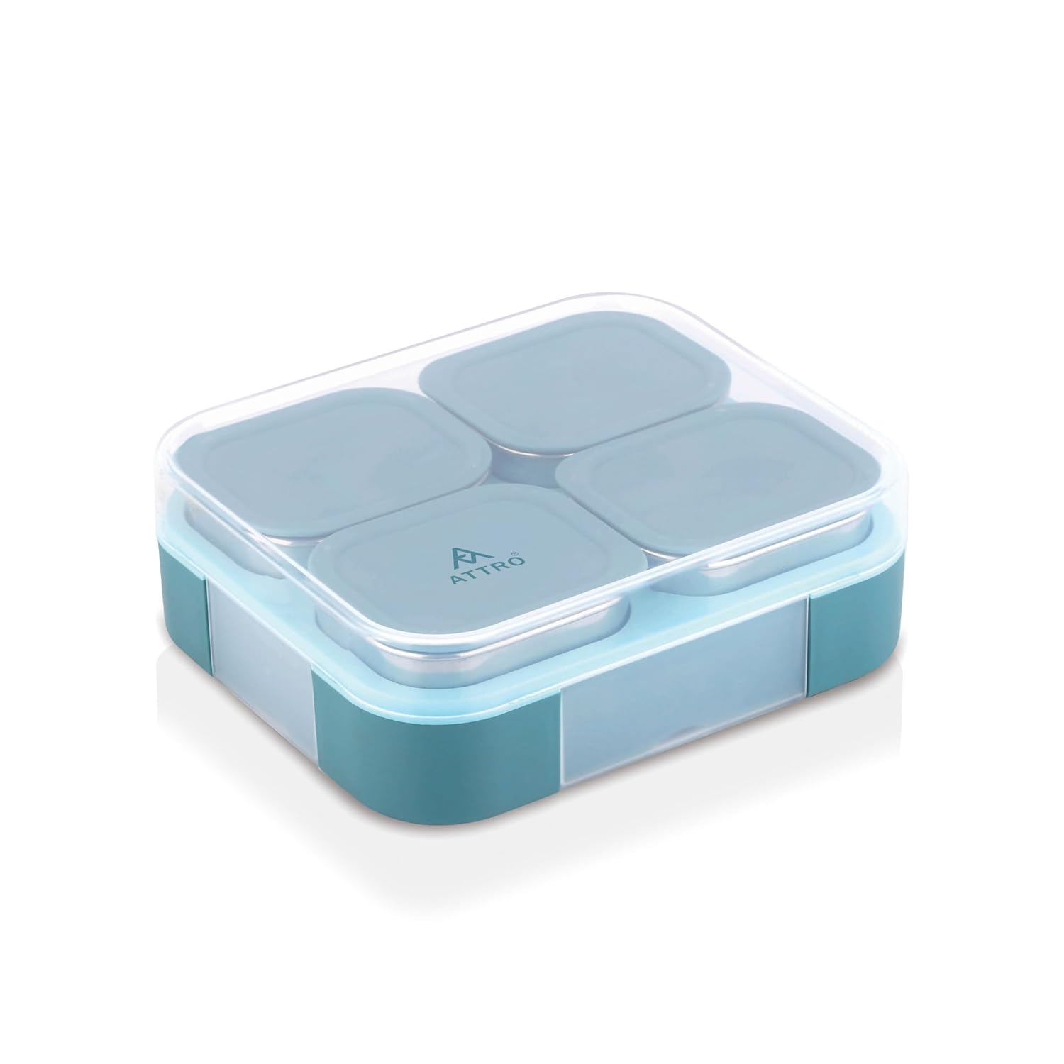 Attro Admire 4 Compartment SS Lunch Box