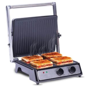 AGARO Grand 2000W Super Jumbo Sandwich Maker with Non-Stick Grill Plates