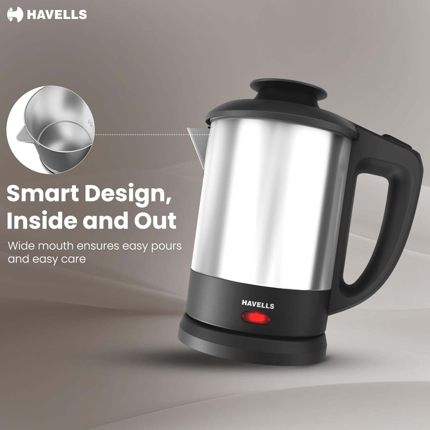 Havells Steelio Electric Kettle