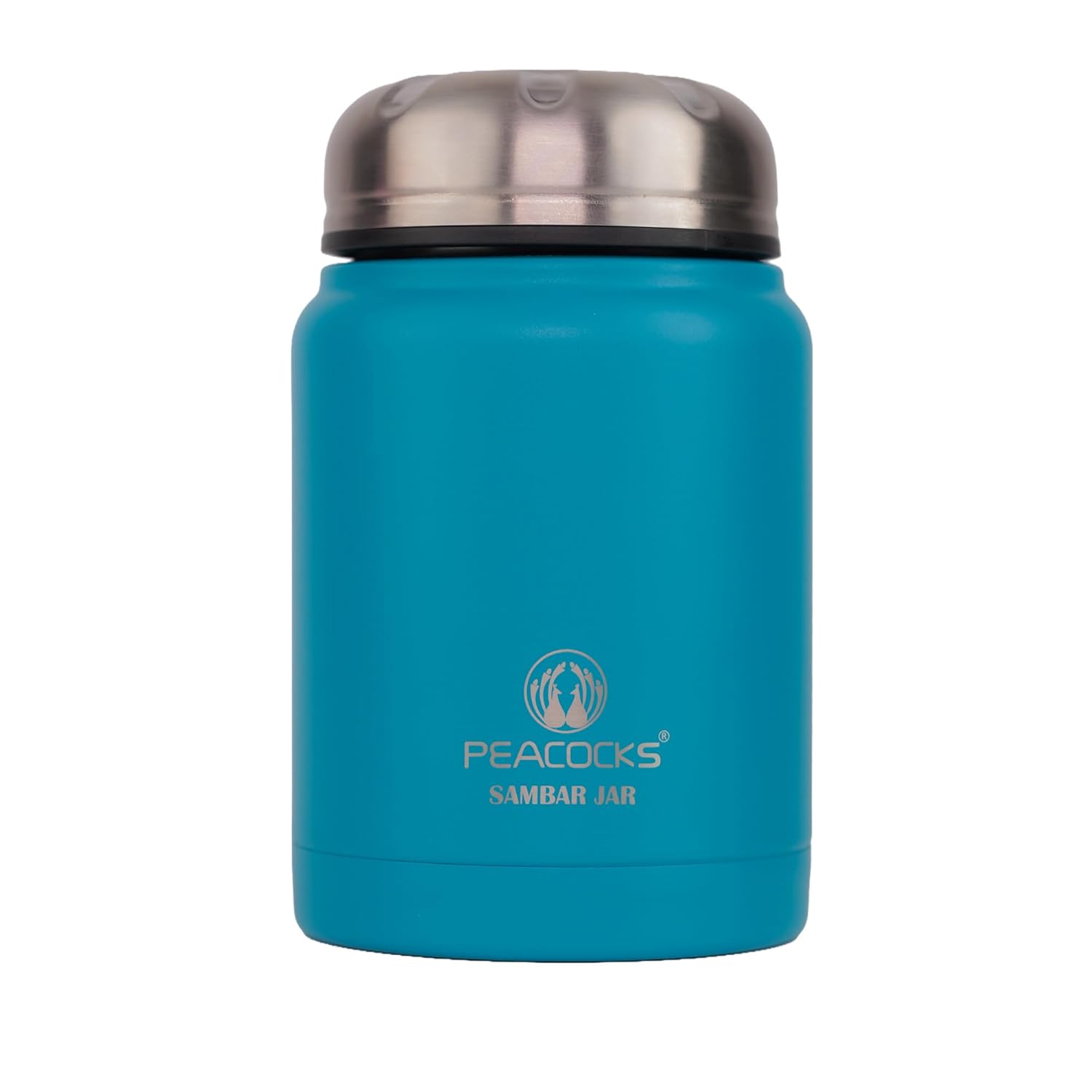 PE Birds-Peacocks Stainless Steel Food Jar