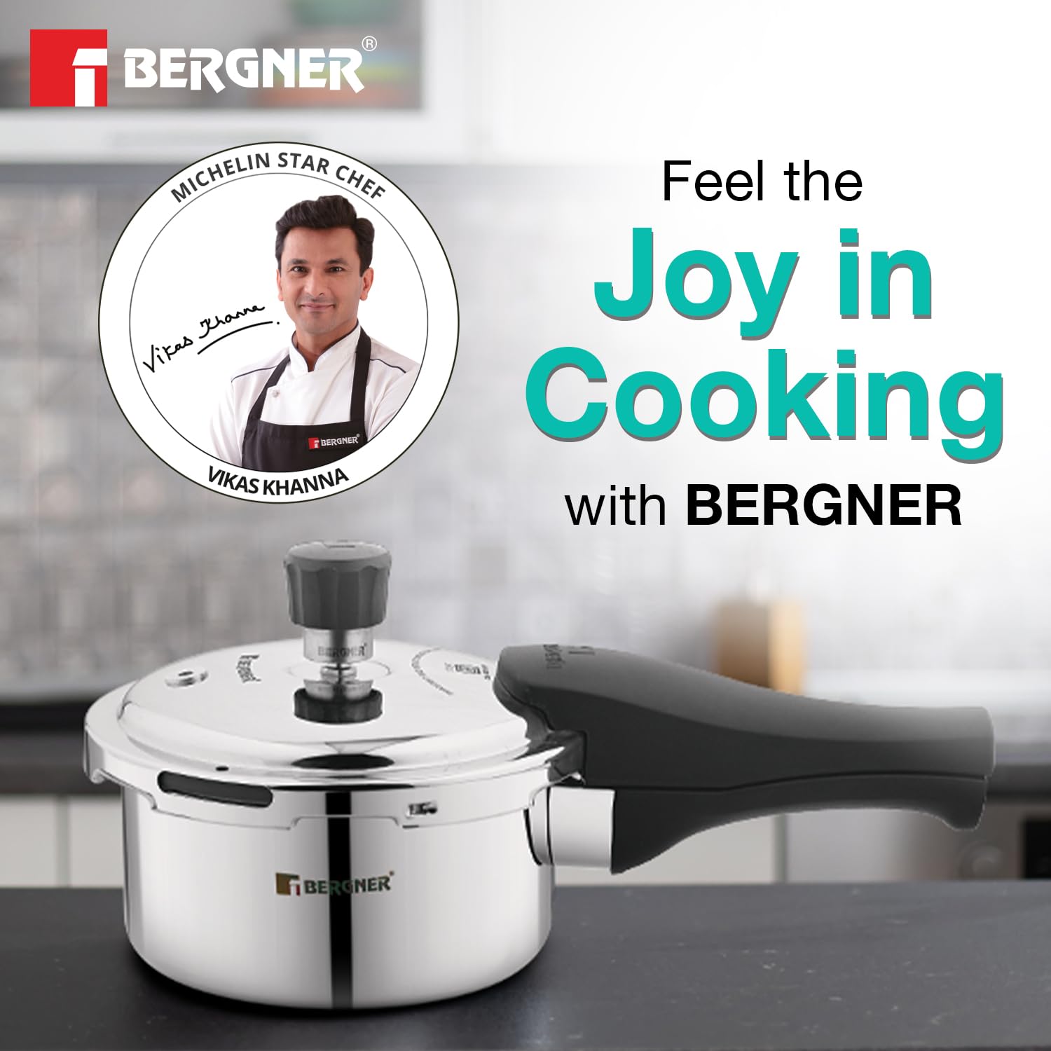 Bergner Junior Trimax Triply Pressure Cooker