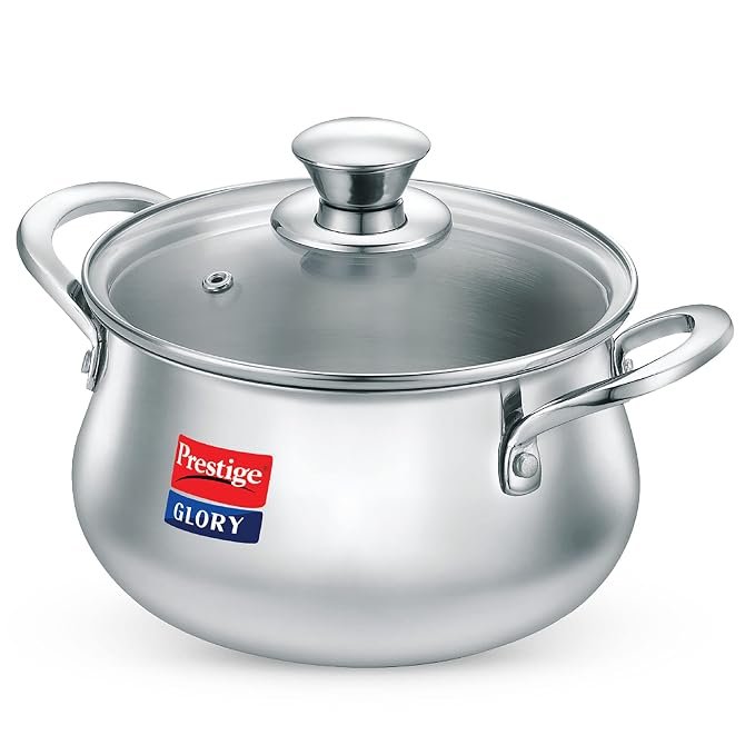 Prestige SS Glory Cookware Handi 5 L