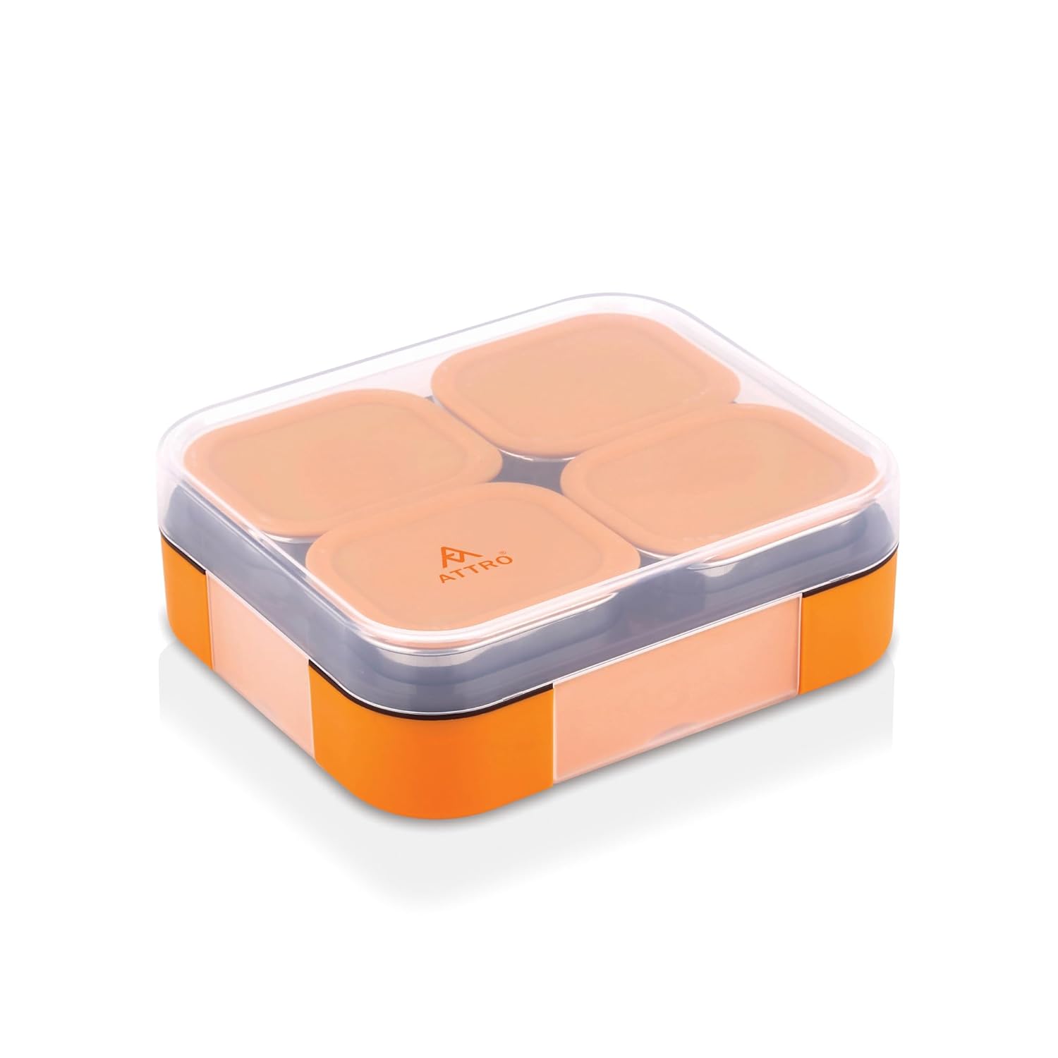 Attro Admire 4 Compartment SS Lunch Box