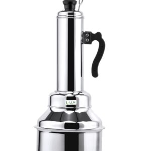 LLM Stainless Steel Puttu Maker with Steamer Plate & Steel Stick, 1.5 Ltr