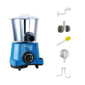 SmartFingers Masala W2 2L Wet Grinder - Premium Table Top Wet Masala Grinder 110V for USA/Canada/Japan
