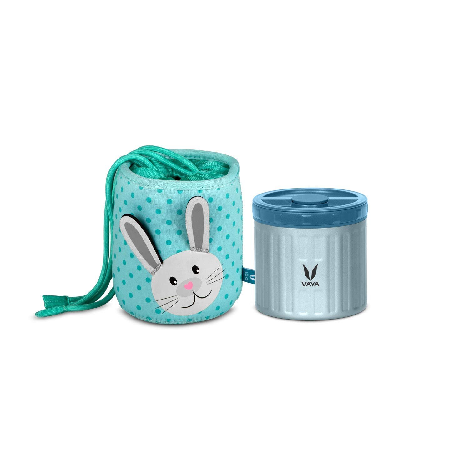 Vaya Preserve Kids Lunchkit 300Ml (Blue With Gochamp Bunny)