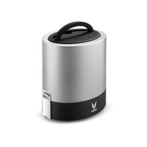 VAYA TYFFYN Stainless Steel Lunch Box Without Bagmat, Thermal Insulated Tiffin Box for School & Office Use, 1000 ml, 3 Containers