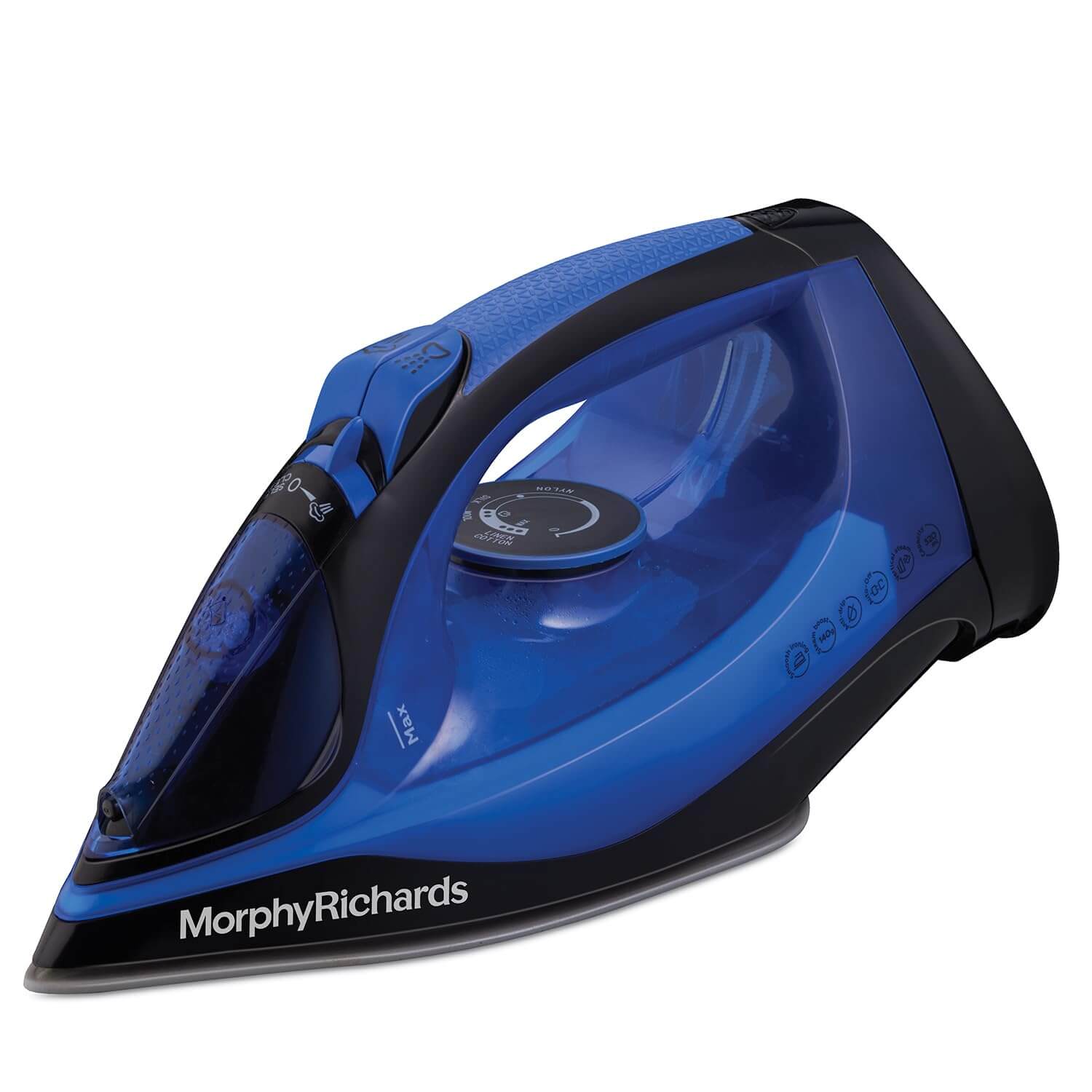 Morphy Richards Cordless Steam Ease 2200W Iron - Blue Ceramic Soleplate