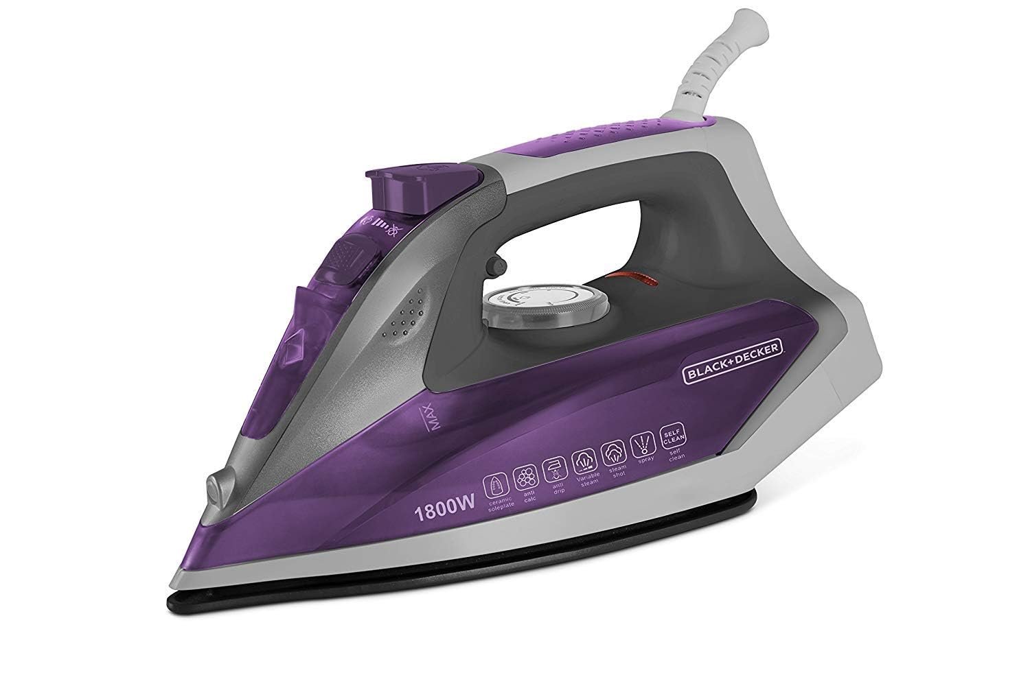 Black Decker-Steam Iron-1800W-Bxir1801In