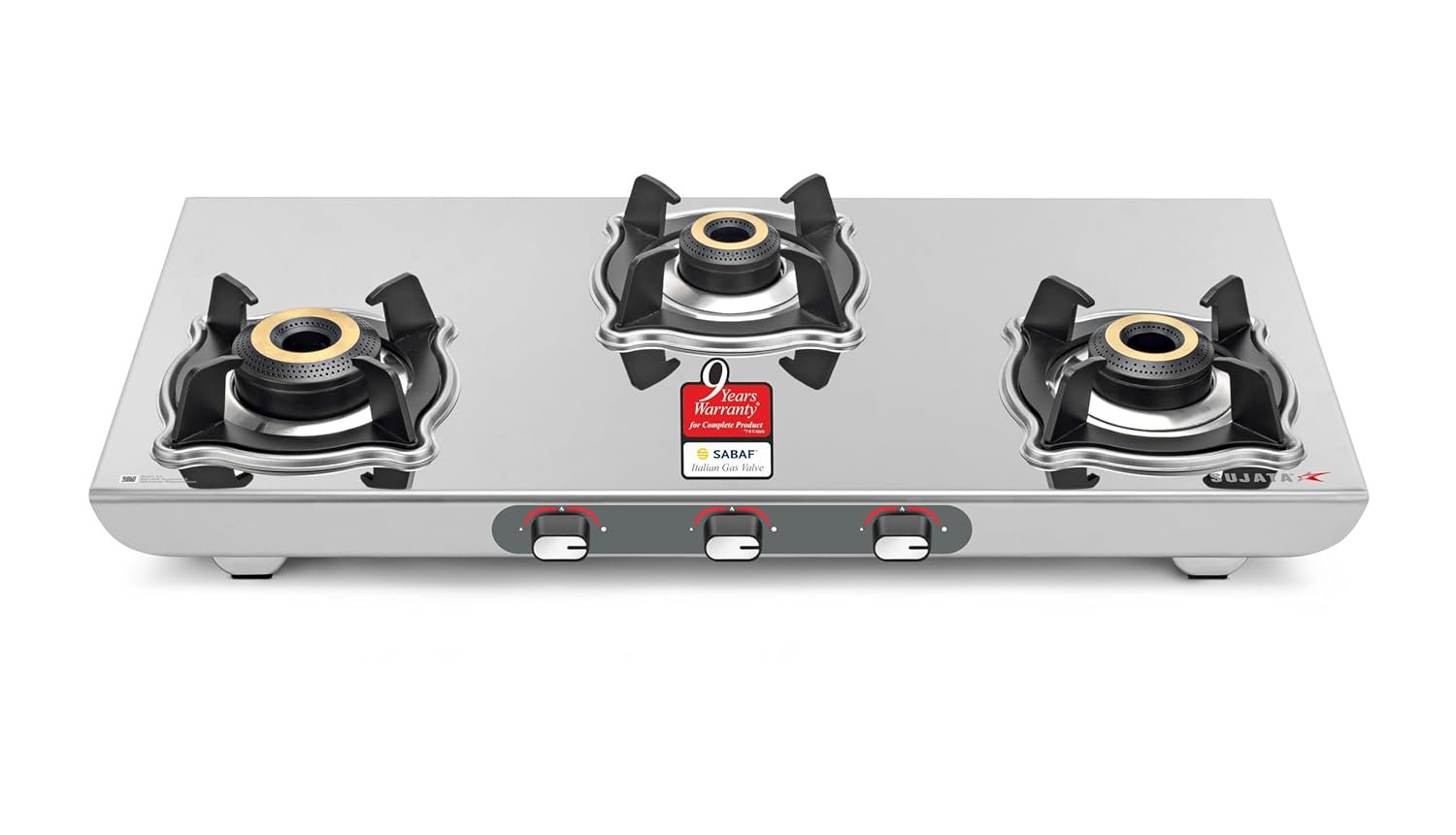 Sujata Gas Stove Majestic 3B Ai