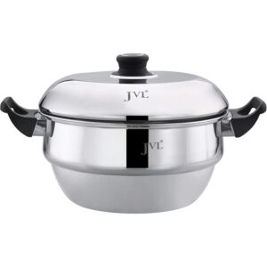 Jvl Classic Idly Pot (3 Idly Plates & 1 Steamer Plate)