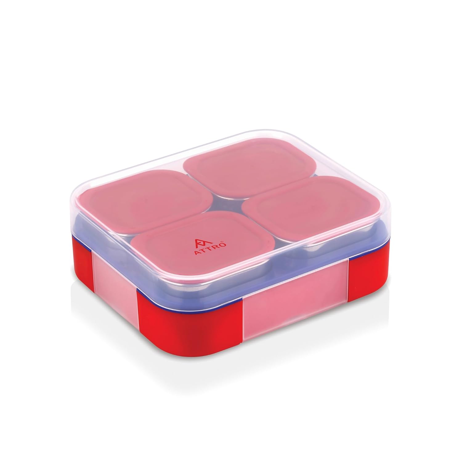 Attro Admire 4 Compartment SS Lunch Box