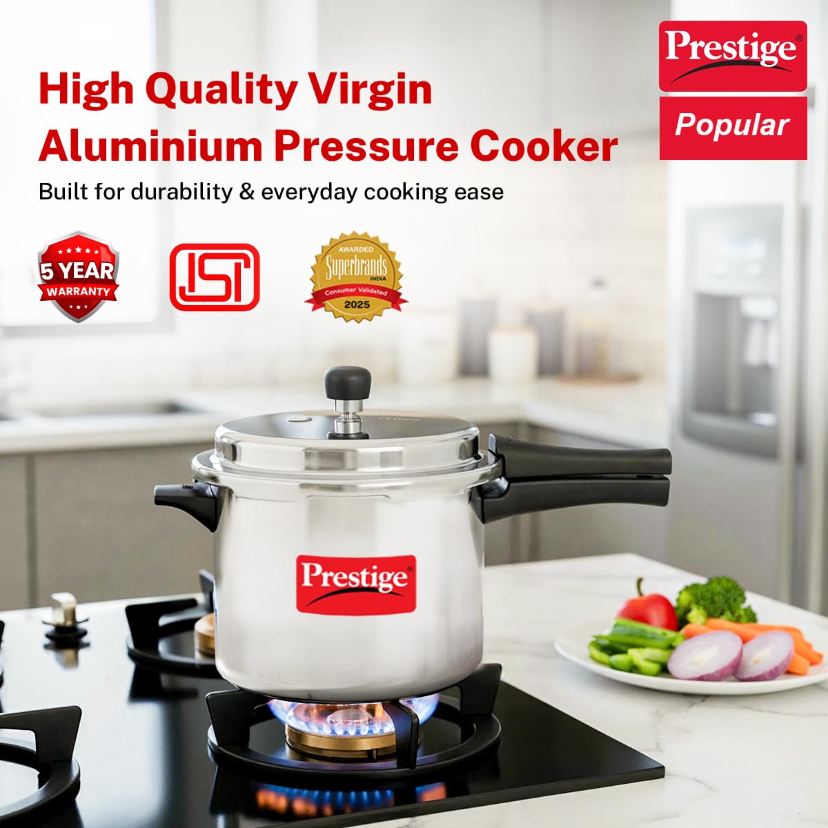 Prestige Popular Aluminium Pressure Cooker