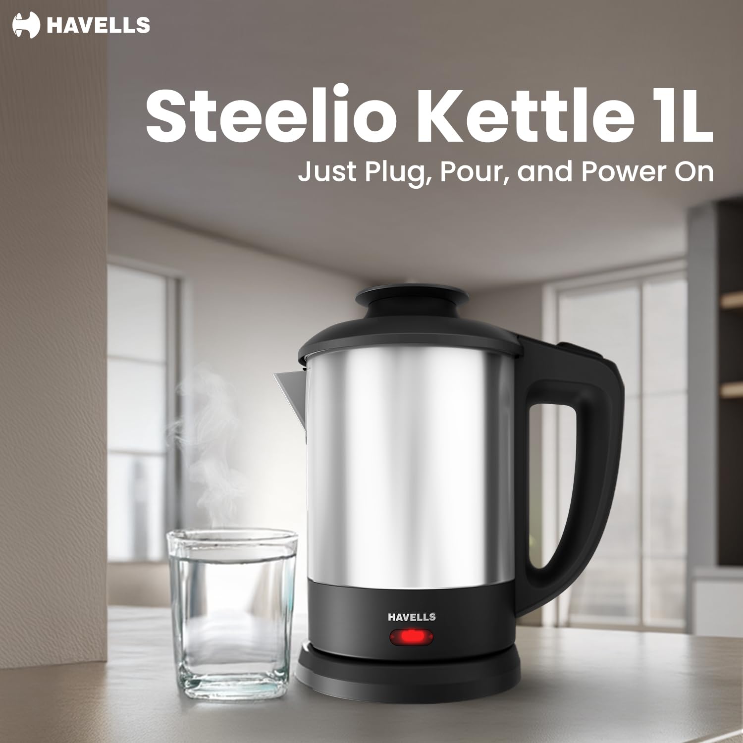 Havells Steelio Electric Kettle