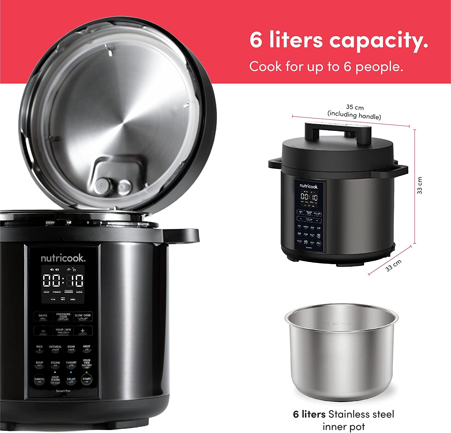 Nutricook Electric Pressure Cooker